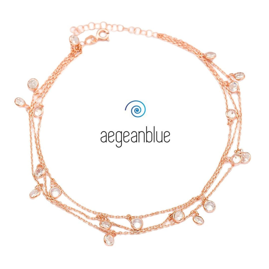 aegeablue wandering gypsy chain anklet