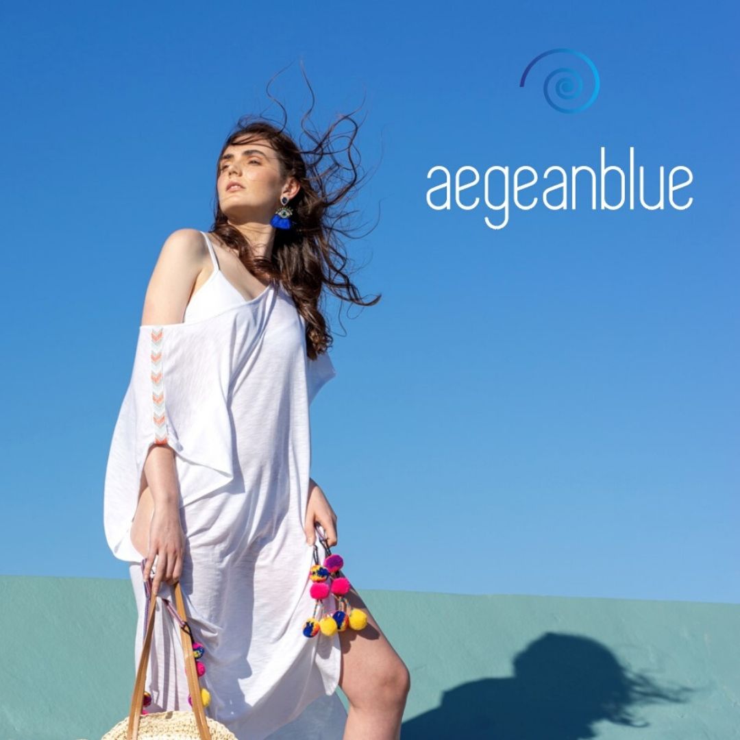 aegeanblue island goddess maxi