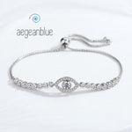 aegeanblue diamante elegant eye bracelet